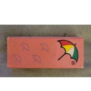 Vintage 80s Sanrio Rare  Japan Eraser Arnold Palmer Umbrella Collectible Golf